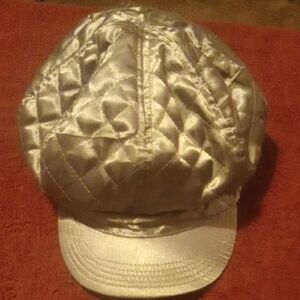 Elegant Cream Quilted Women's Hat